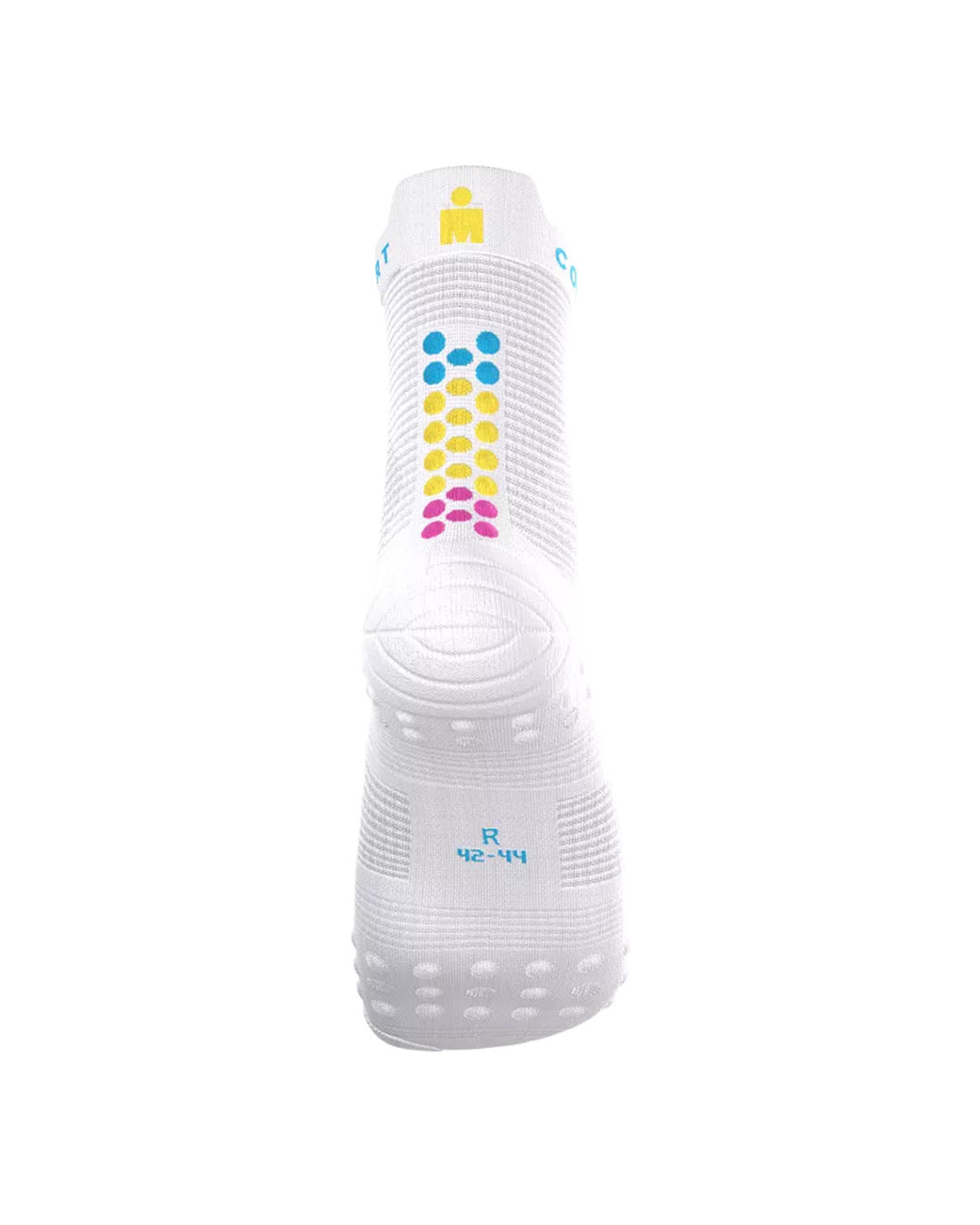 Compressport Unisex's Pro Racing Socks v4.0 Run High Ironman 2026 L2 - White