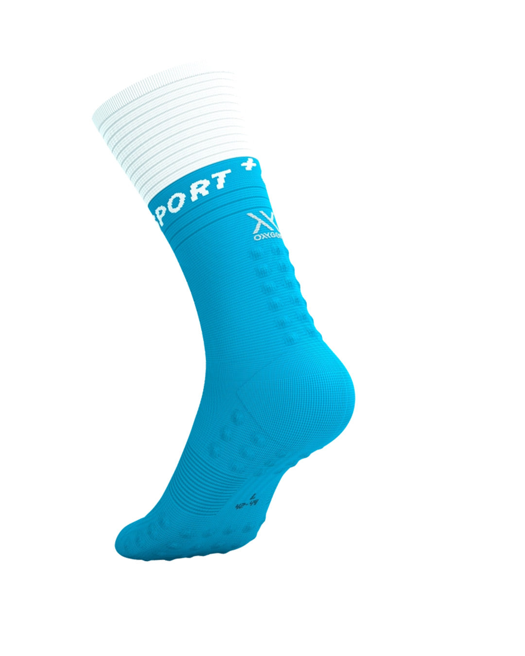 Compressport Unisex's Mid Compression Socks v2.0 - Norse Blue/White