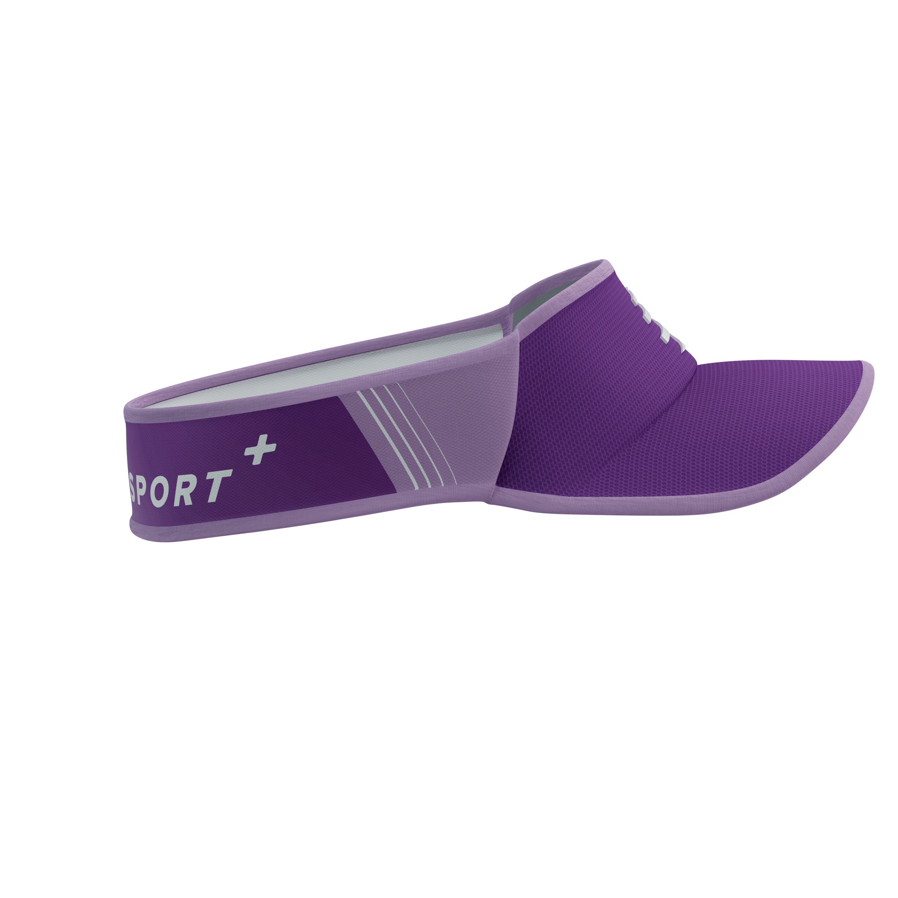Compressport Unisex's Visor Ultralight - Royal Lilac/White