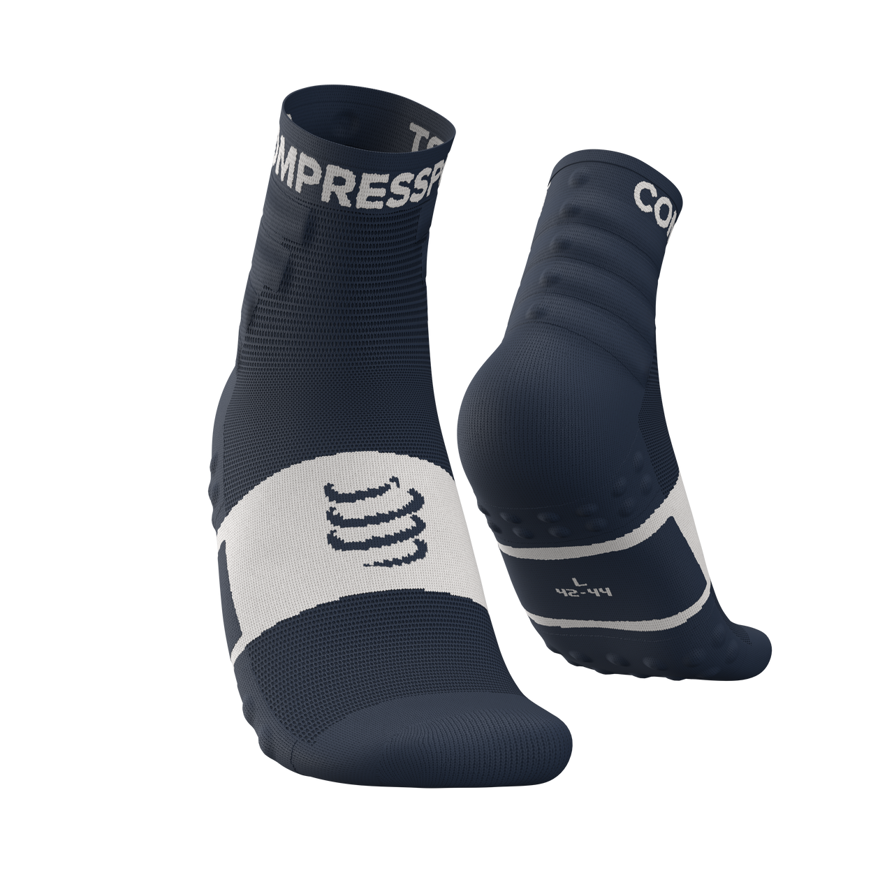 COMPRESSPORT Unisex's Training Socks 2-Pack - Blues/White