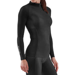 SKINS Women's (C) S-3 Thermal Long Sleeve Top - Black