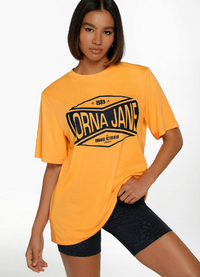 Lorna Jane Original Activewear Relaxed Tee - Mango Sorbet