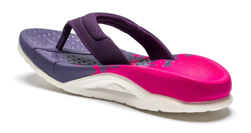 VELOUS Unisex's Oceanside Flip - Purple/Pink/White