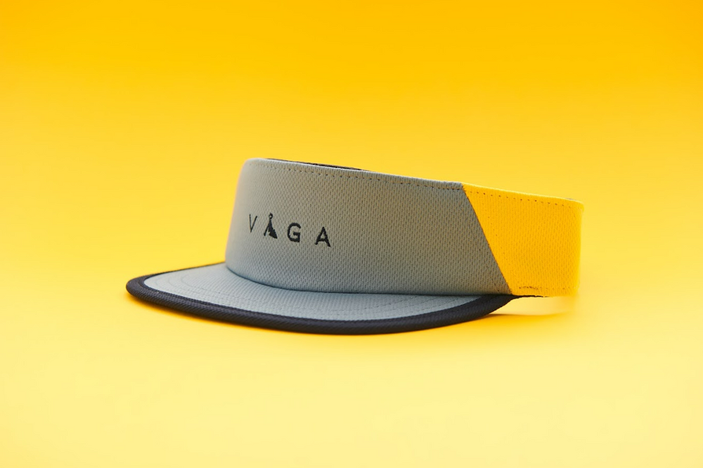 VAGA Vista Visor - Teal Blue/Slate Grey/Sunshine Yellow/Navy Blue