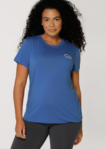 Lorna Jane Lotus T-Shirt - Azure Blue