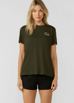 Lorna Jane Lotus T-Shirt - Luxury Green