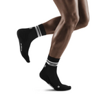 CEP Men's Classic 80's Socks Mid Cut - Black/White ( WP5CBV )