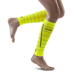 CEP Women's Reflective Calf Sleeves - Neon Yellow ( WS40FZ )