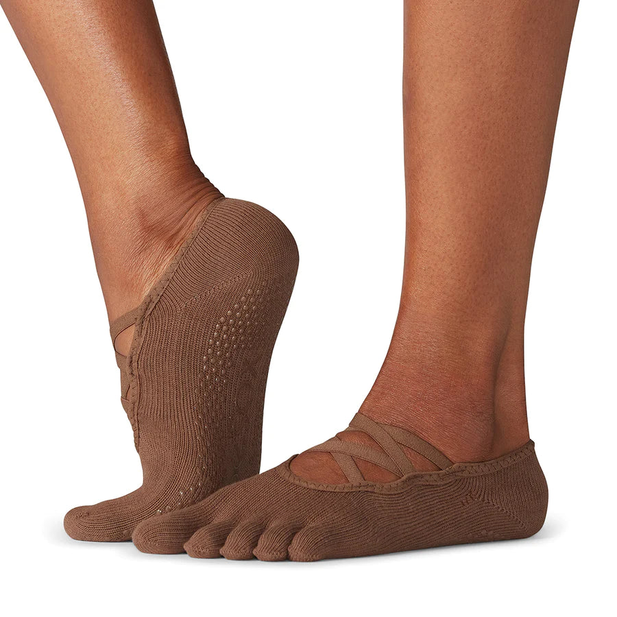 TOESOX Full Toe Elle Grip Socks - Naked