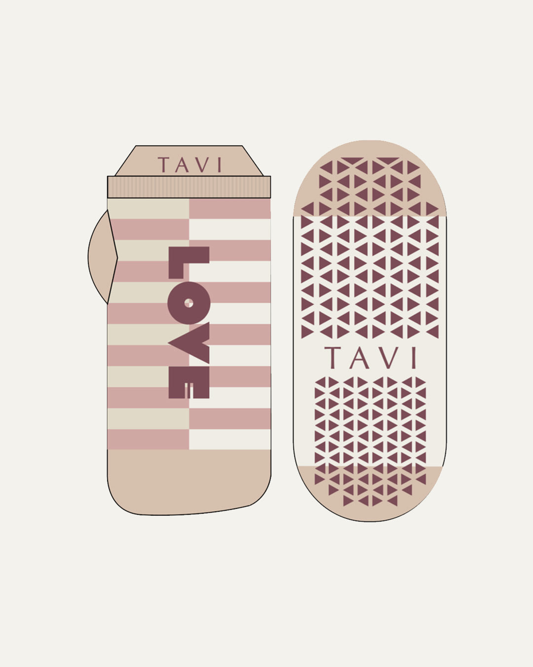 TAVI Grip Savvy - Love Stripe