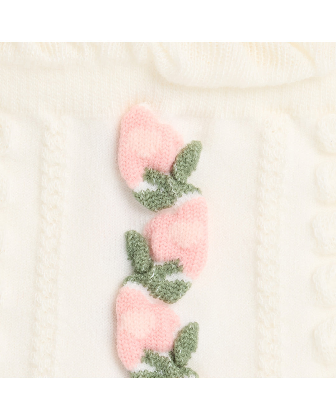 TAVI Grip Jess Knitted Ruffle - Coconut Blooms