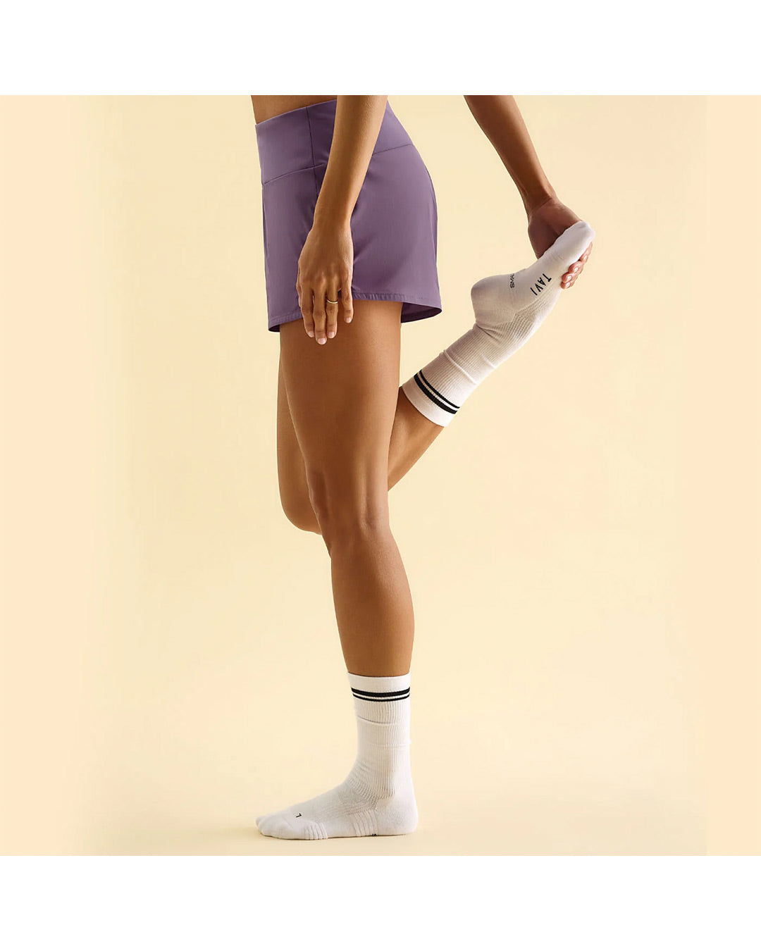 TAVI Tempo Lite Crew - White/Black