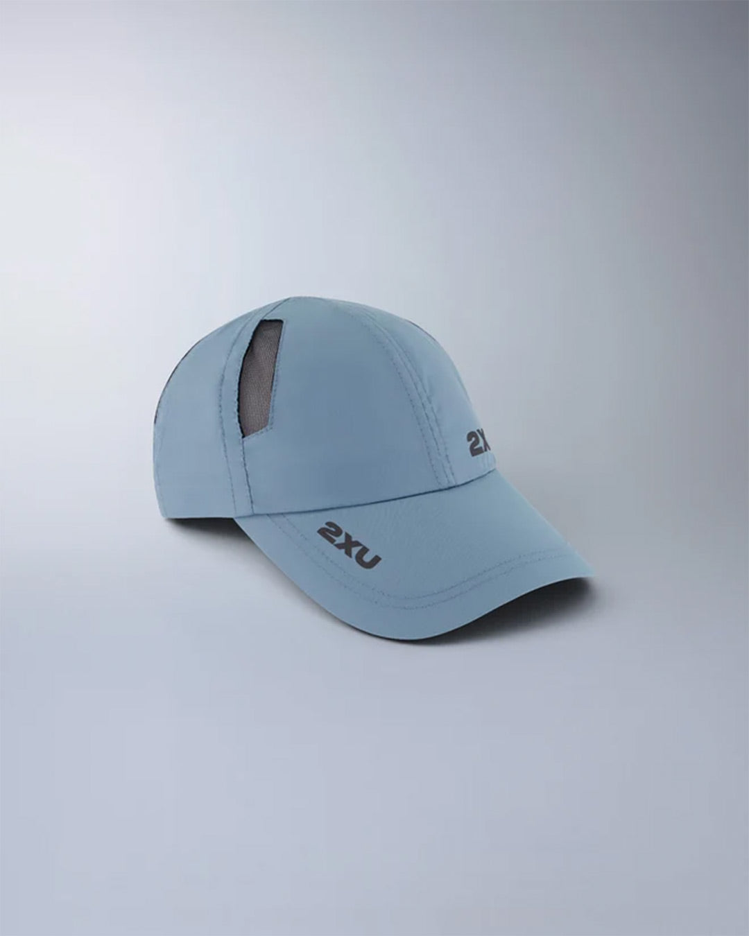 2XU Unisex's Run Cap - Blue Shade/Black
