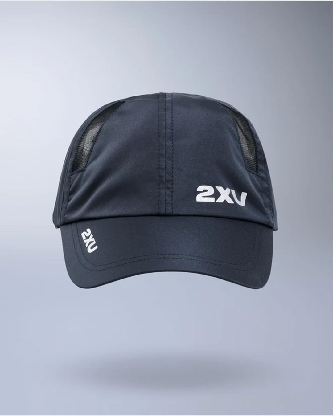 2XU Unisex's Run Cap - Midnight/Silver