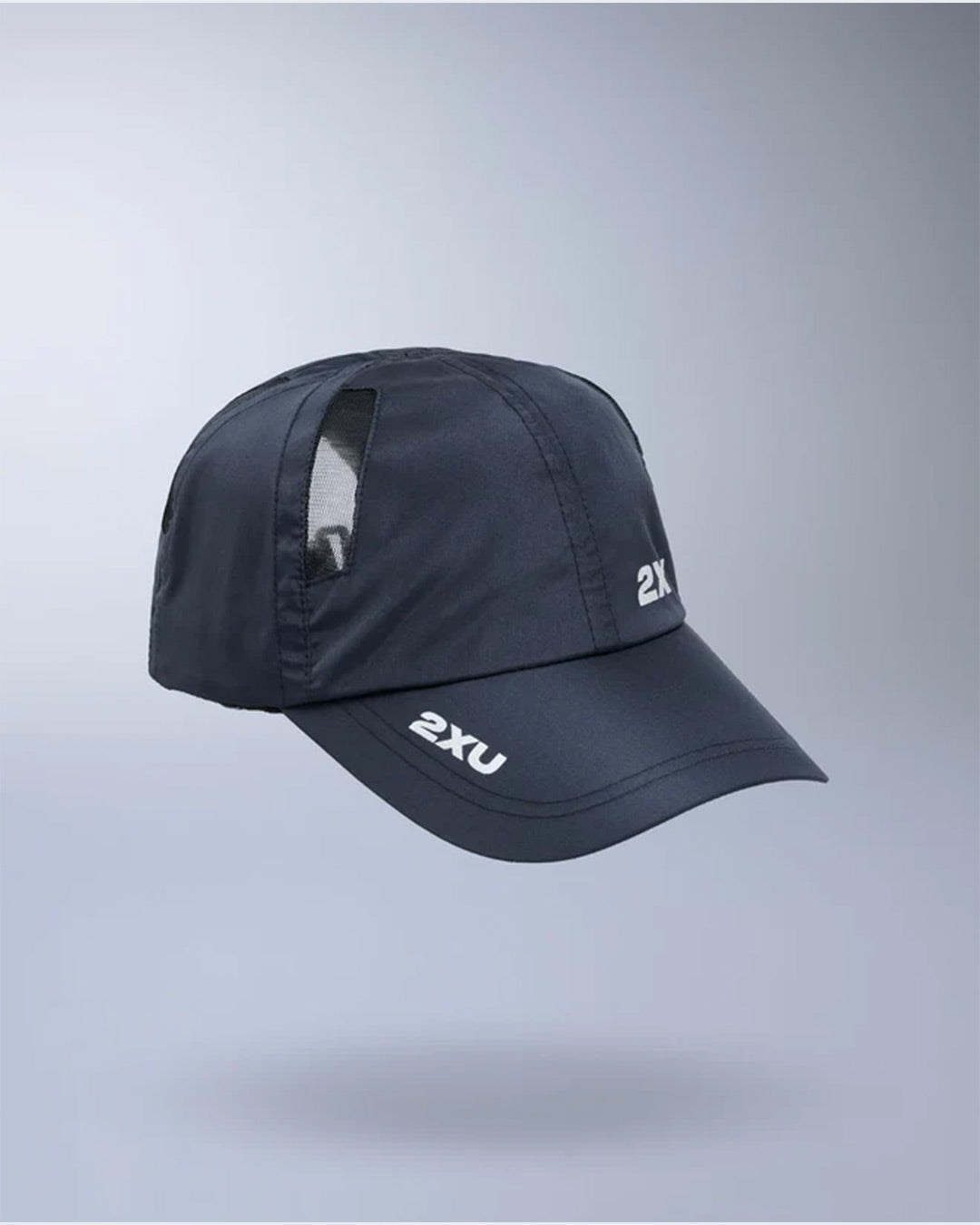 2XU Unisex's Run Cap - Midnight/Silver