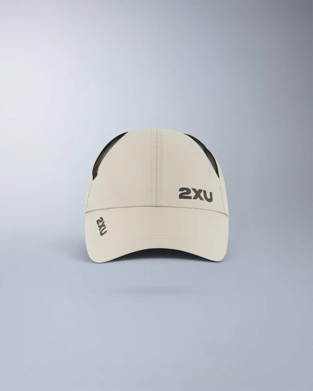2XU Unisex's Run Cap - Pebble/Black