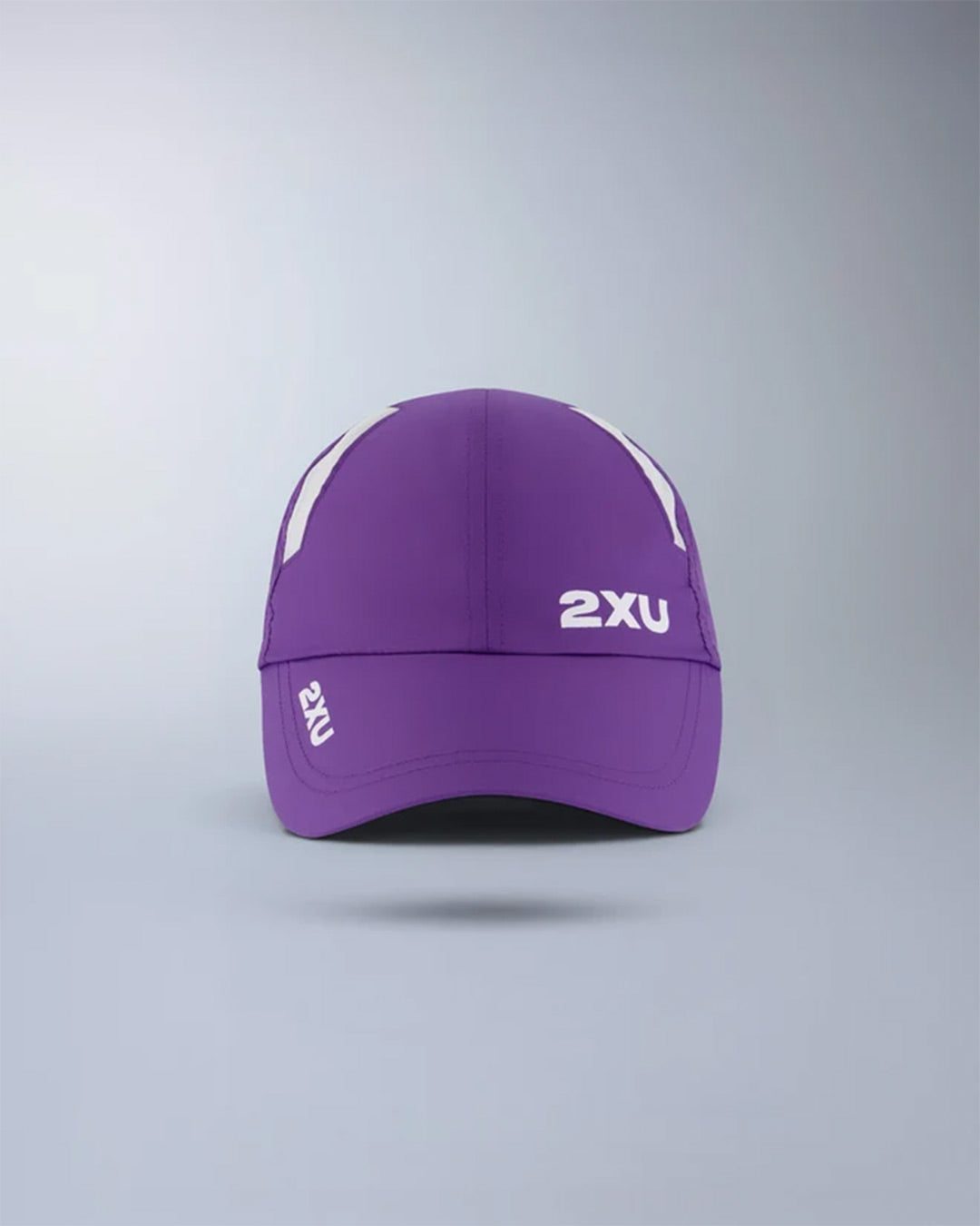 2XU Unisex's Run Cap - Purple Flash/White