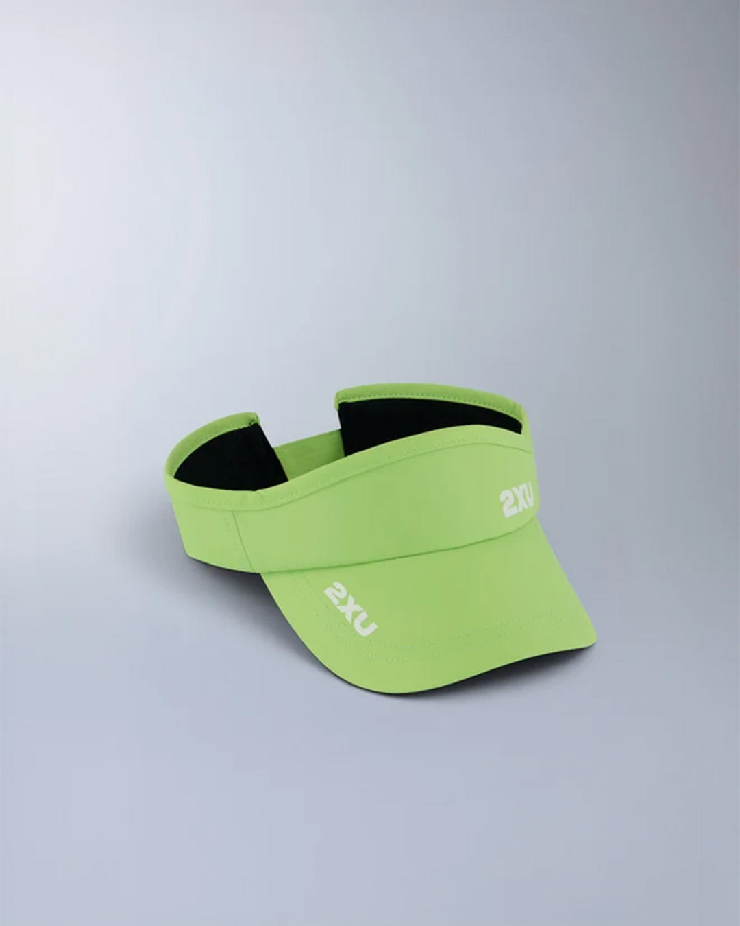 2XU Unisex's Run Visor - Lime Zest/White