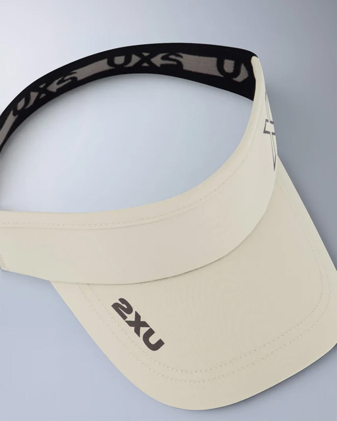 2XU Unisex's Performance Visor - Pebble/Black