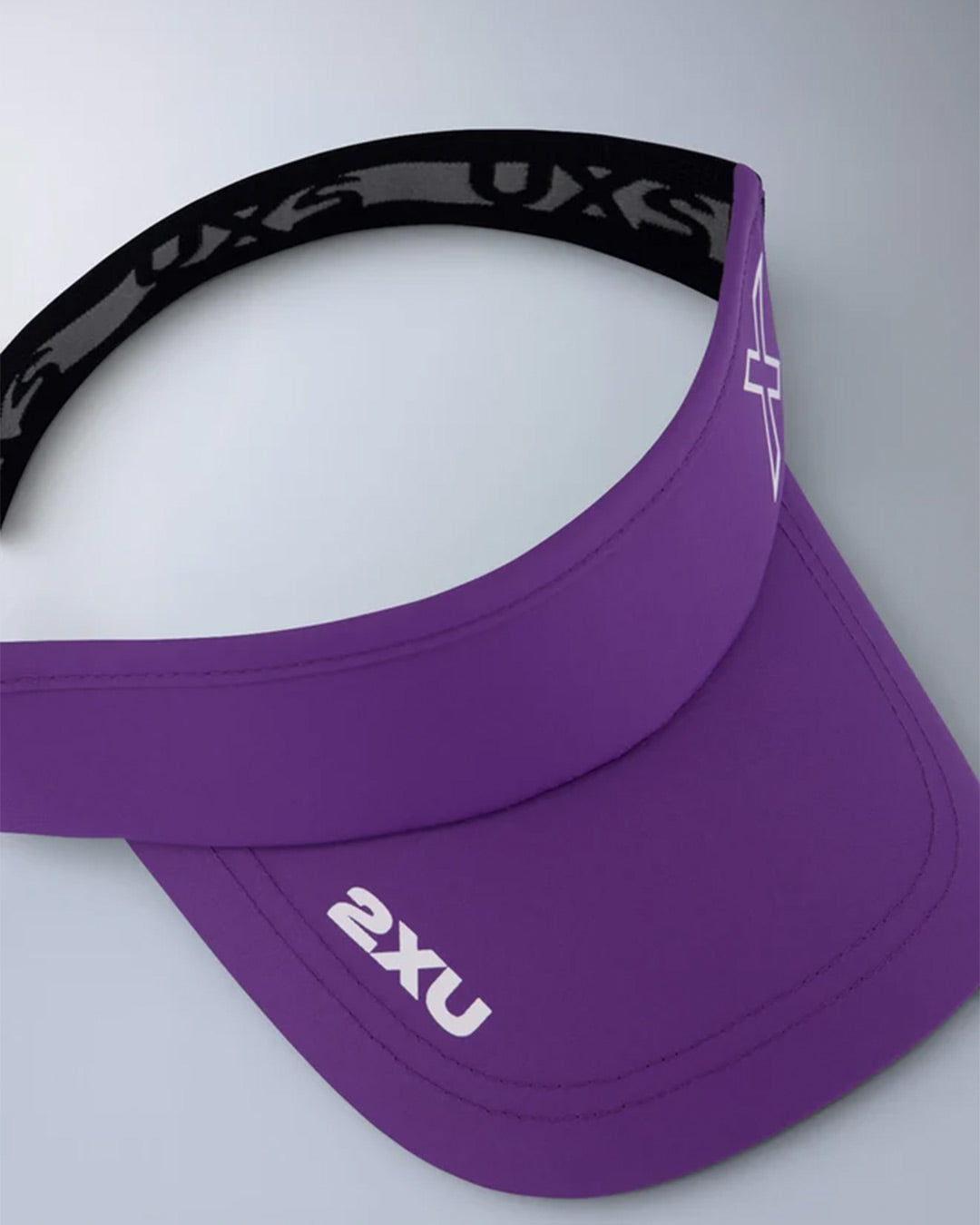 2XU Unisex's Performance Visor - Purple Flash/White