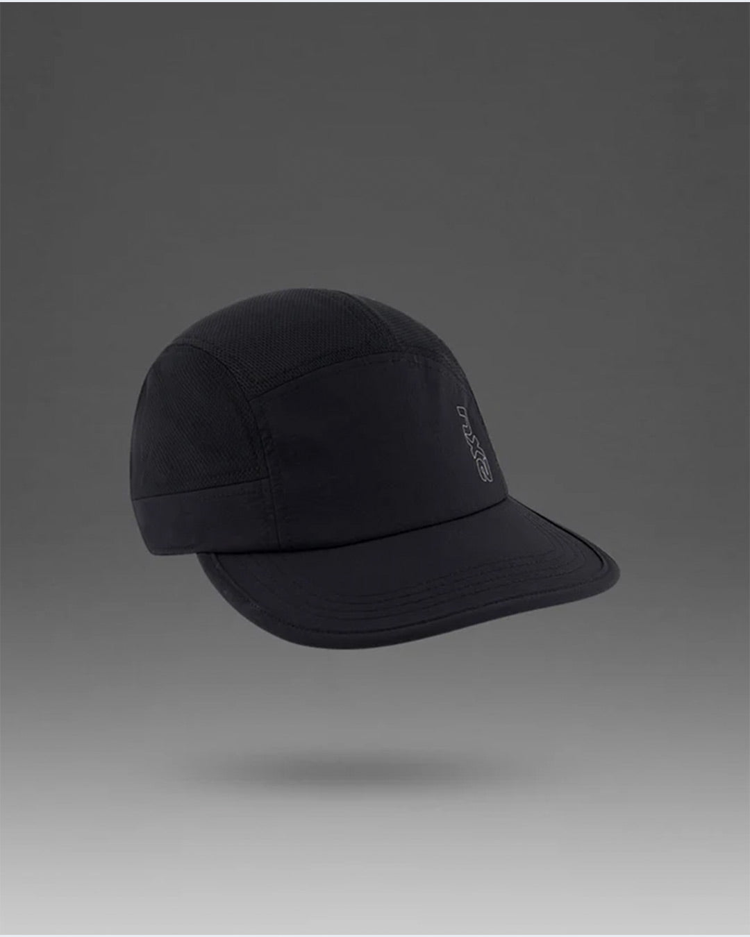 2XU Unisex's Light Speed Cap - Black/Silver Reflective