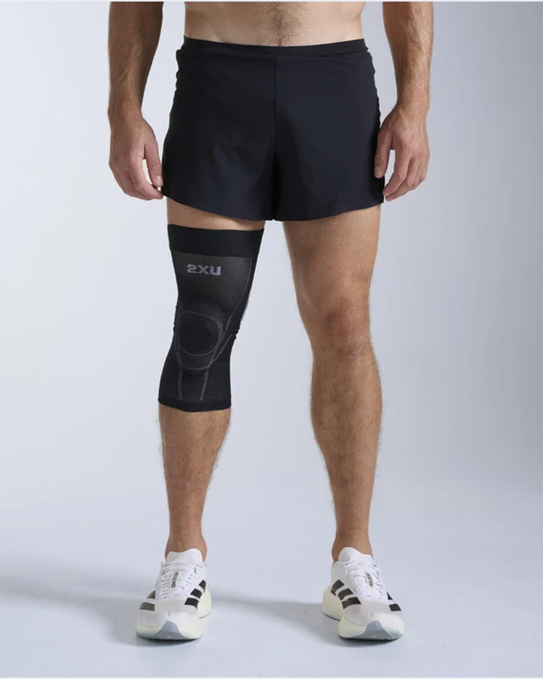 2XU Unisex's Pain Relief Knee Brace - Grey/Black