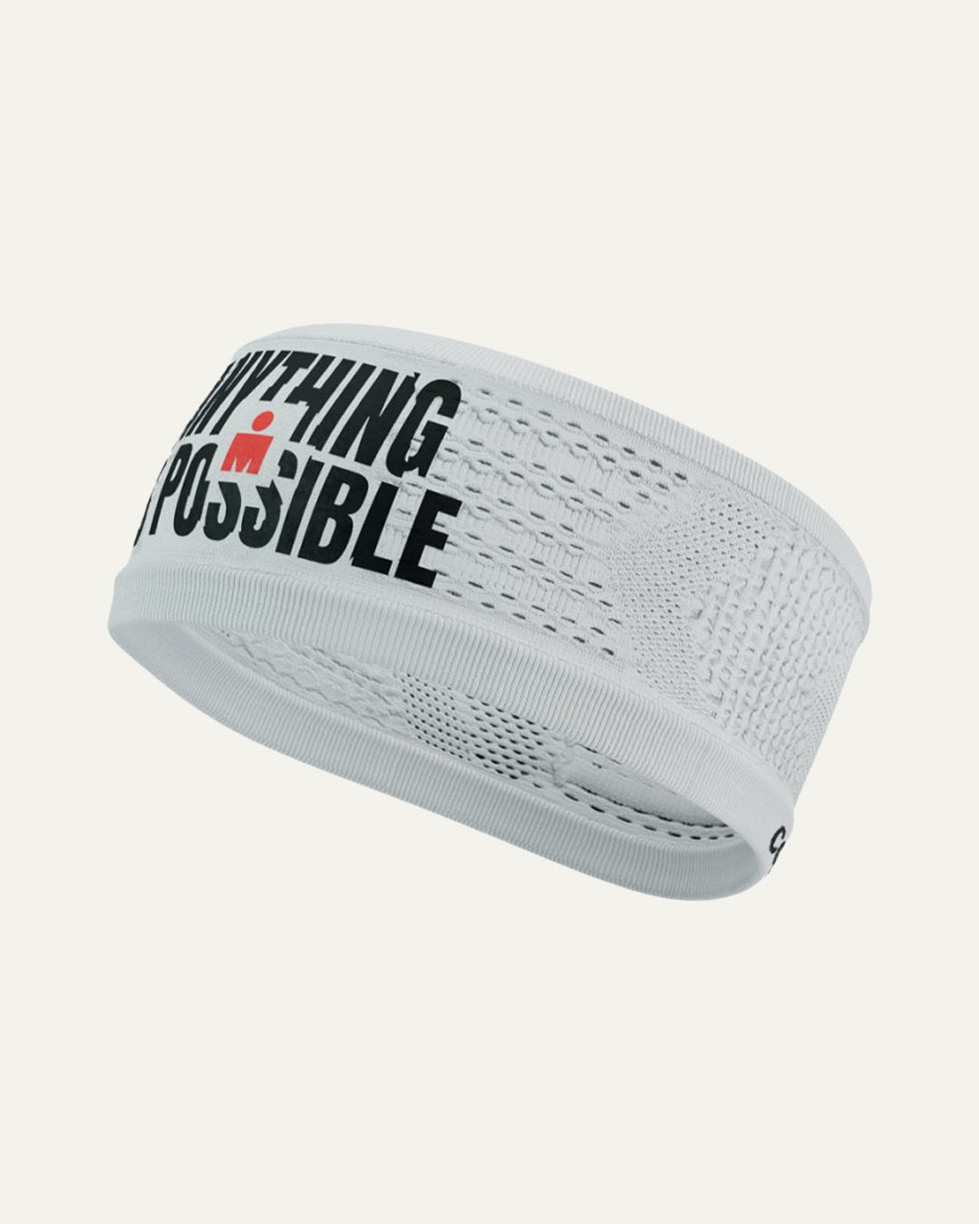 Compressport Unisex's Headband On/Off 360 Print Ironman 2025 L2 - White