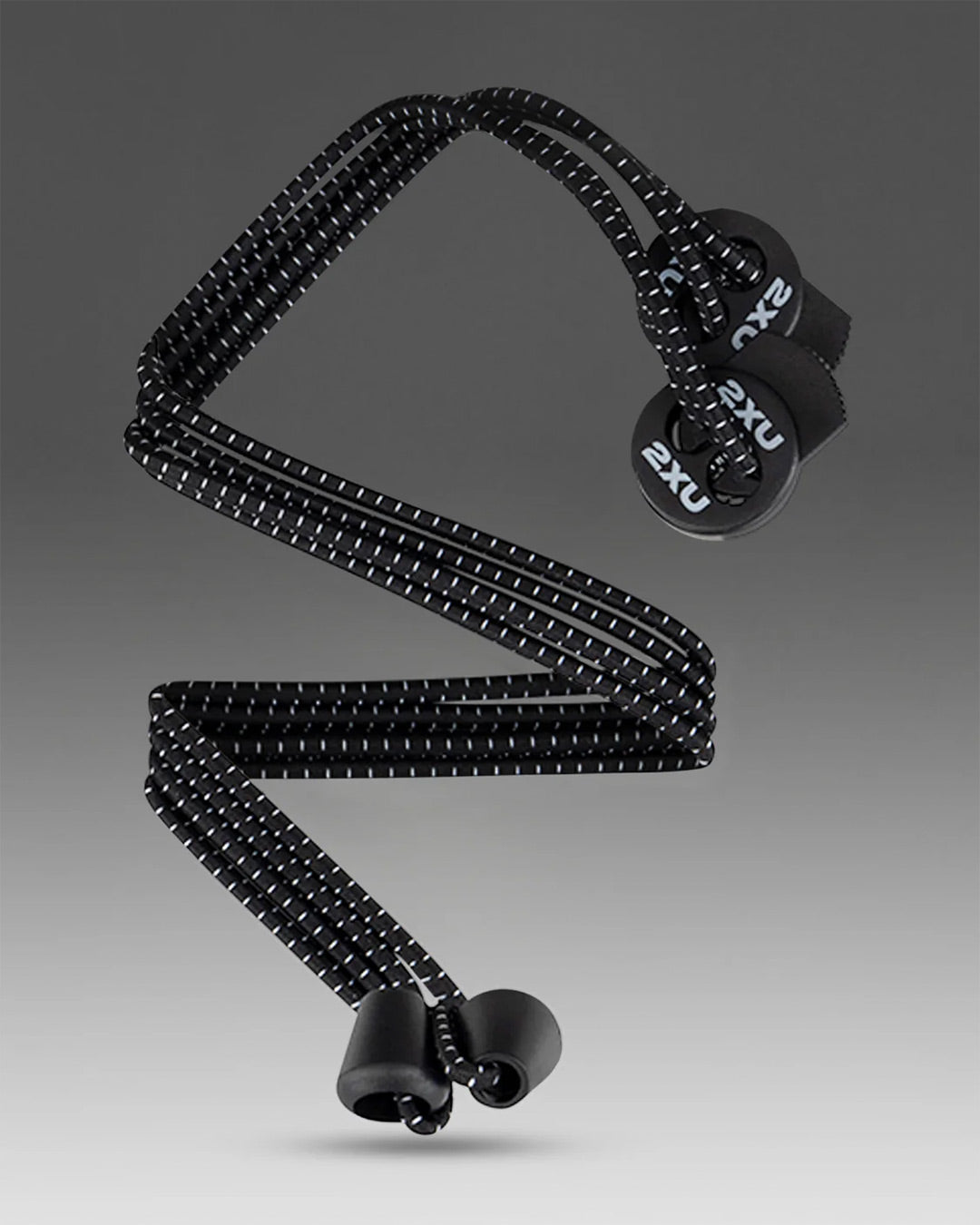 2XU Unisex's Performance Locked Laces - Black/Black