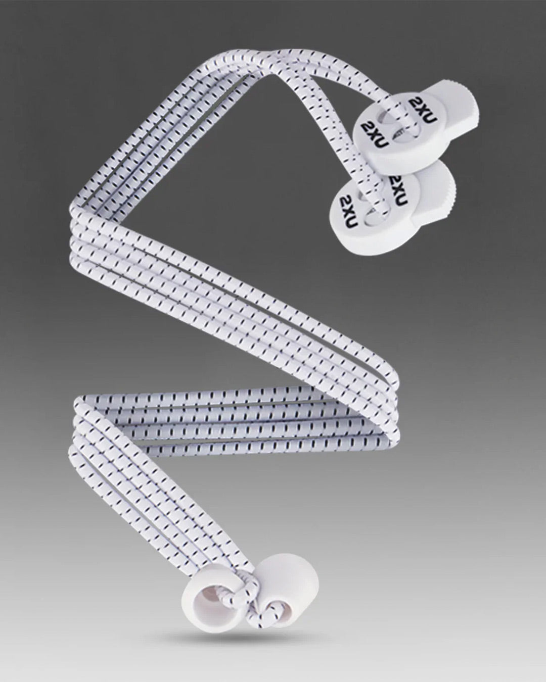 2XU Unisex's Performance Locked Laces - White/White