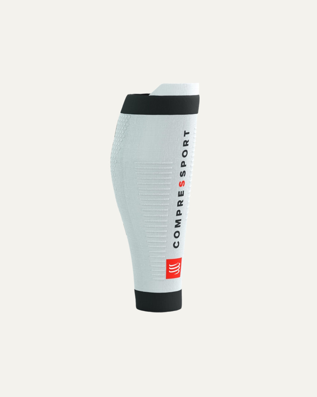 Compressport Unisex's R2 3.0 Calf Sleeves 360 Print Ironman 2025 L2 - White