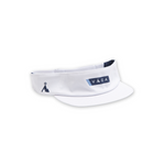 VAGA Feather Visor - White/Navy Blue