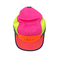 VAGA Club Cap - Neon Yellow/Green/Neon Pink/Navy Blue