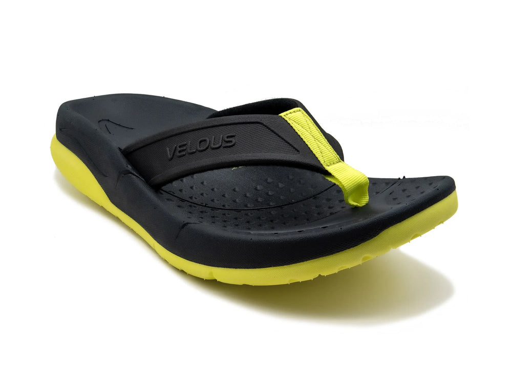 VELOUS Unisex's Active Flip - Black/Neon Yellow