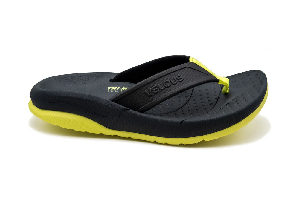 VELOUS Unisex's Active Flip - Black/Neon Yellow