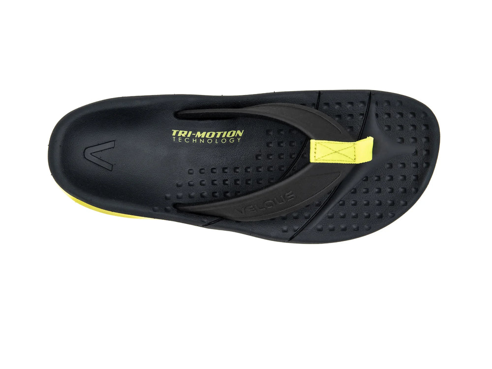 VELOUS Unisex's Active Flip - Black/Neon Yellow