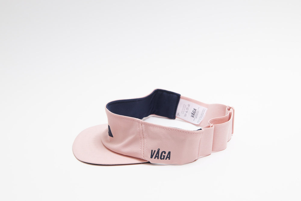 VAGA Feather Visor - Peach/Navy Blue