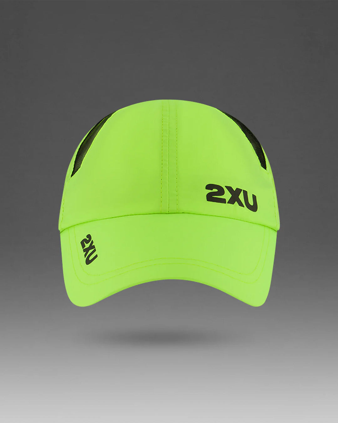 2XU Unisex's Run Cap - Volt/Black