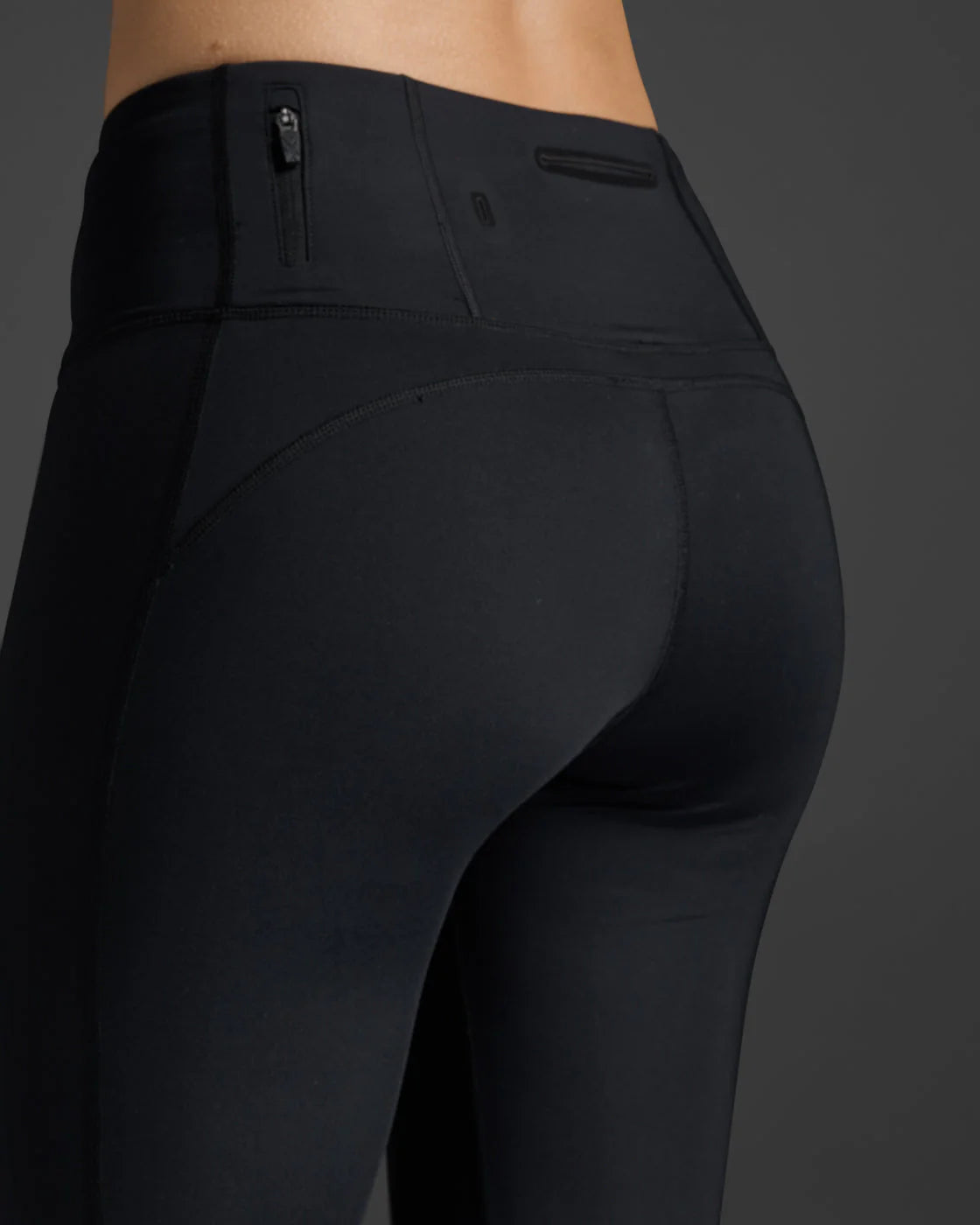 2XU Women's Light Speed Compression Mid-Rise Tights - Black/ Black Reflective