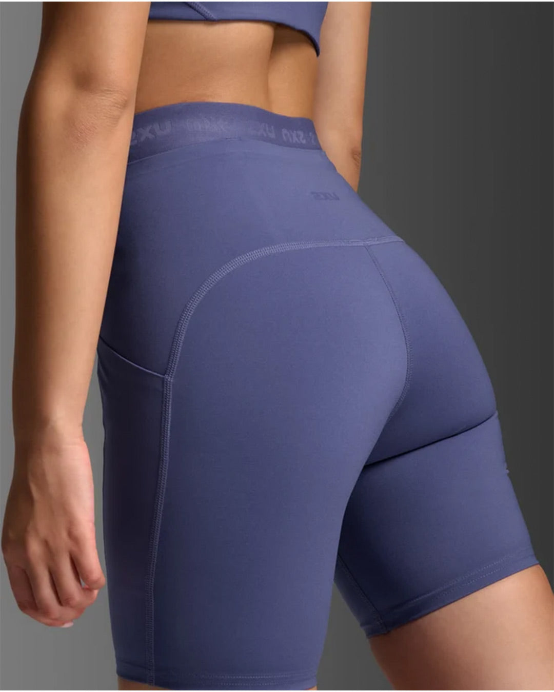 2XU Women's Form Stash Hi-Rise Bike Shorts - Future Dusk/Future Dusk