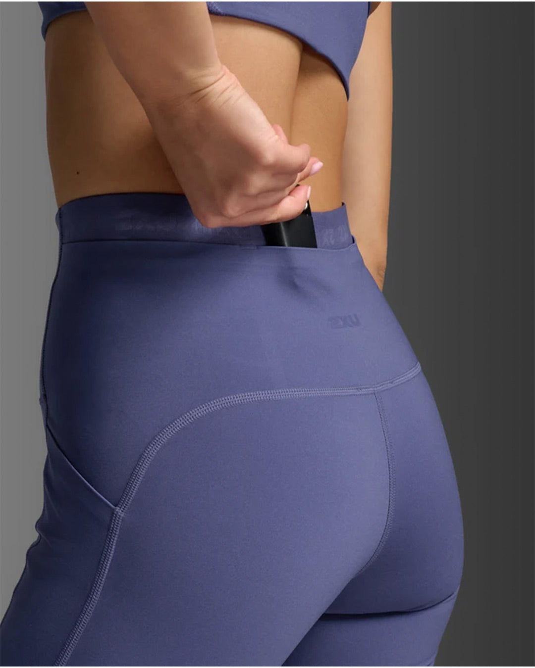2XU Women's Form Stash Hi-Rise Bike Shorts - Future Dusk/Future Dusk