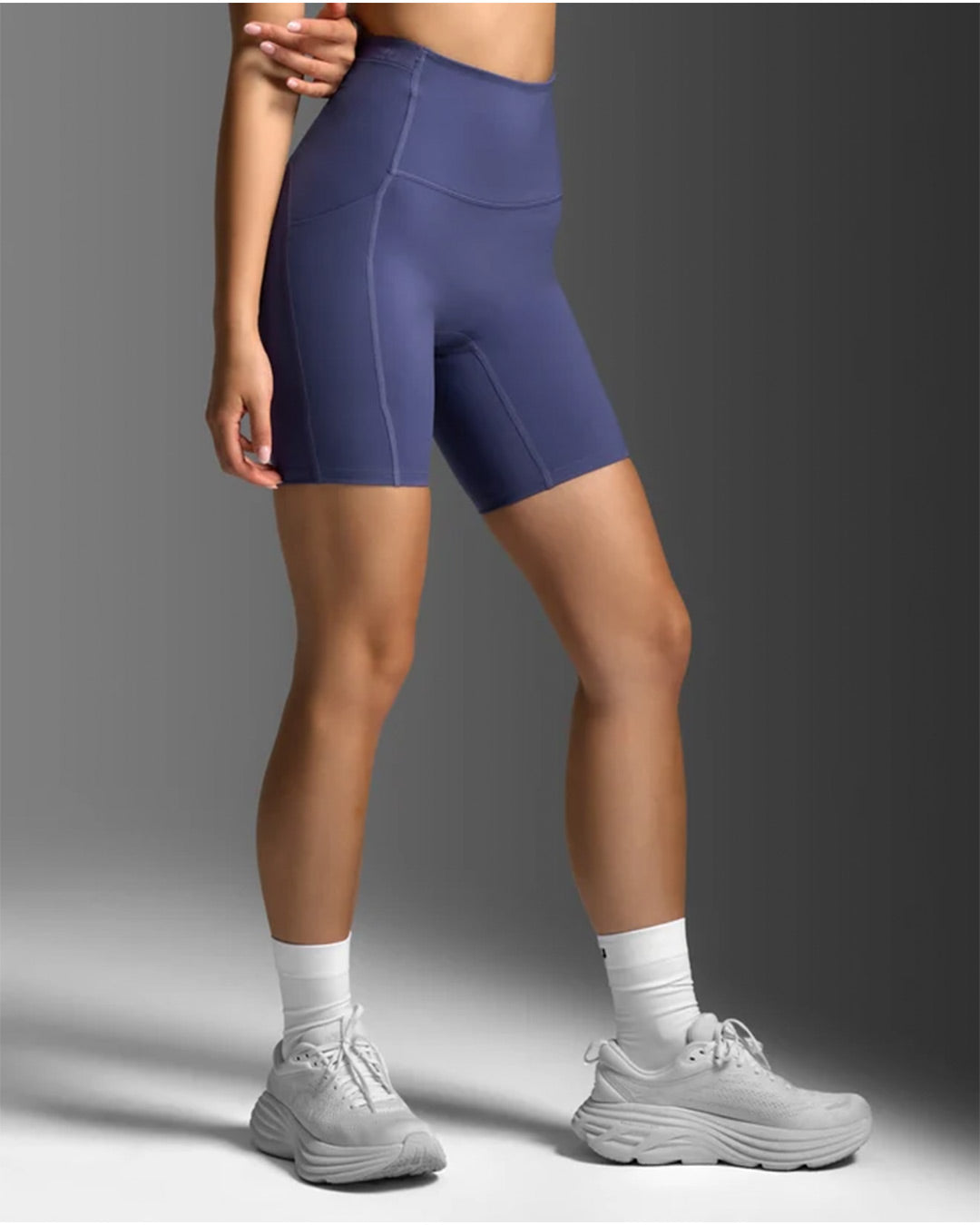 2XU Women's Form Stash Hi-Rise Bike Shorts - Future Dusk/Future Dusk