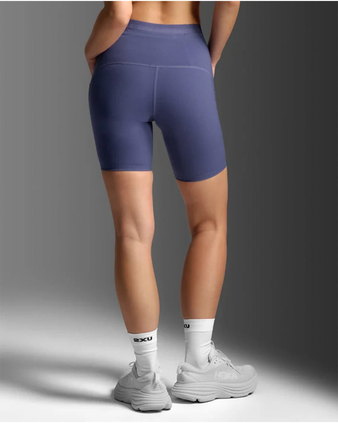 2XU Women's Form Stash Hi-Rise Bike Shorts - Future Dusk/Future Dusk