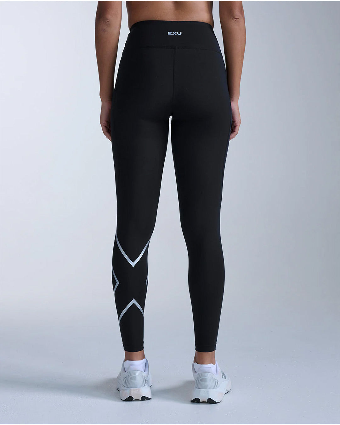2XU Women's Core Hi-Rise Compression Tights - Black/Silver