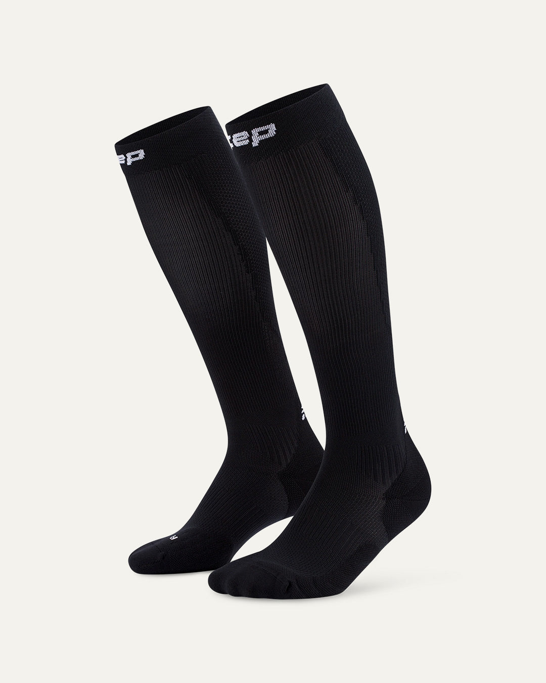 CEP Women's Run Socks Tall 5.0 - Black