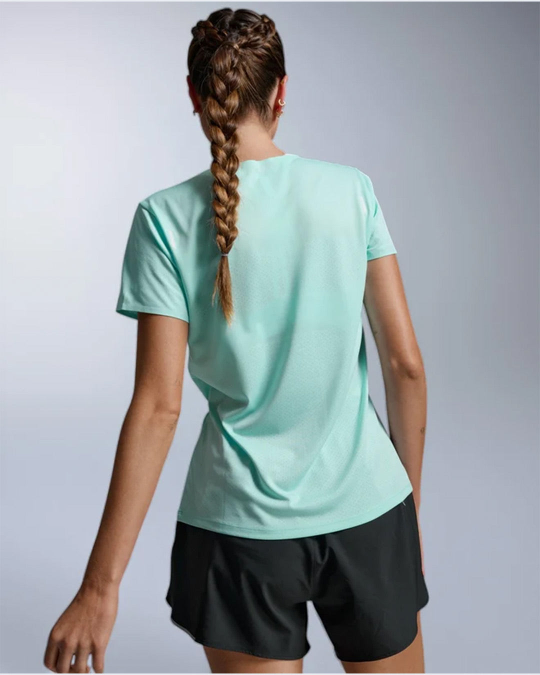 2XU Women's Light Speed Tech Tee - Lagoon/Lagoon Reflective