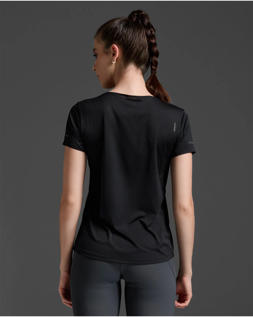 2XU Women's Light Speed Tech Tee - Black/Black Reflective