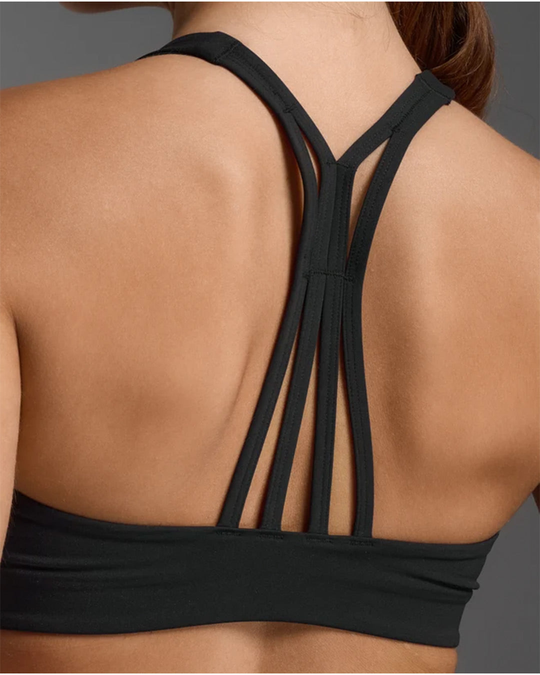 2XU Women's Form Strappy Low Impact Bra - Black/Black
