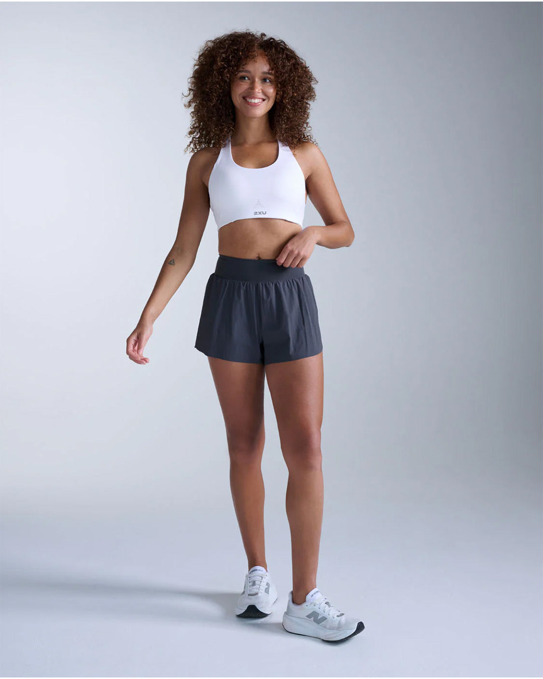 2XU Women's Light Speed Hi-Rise 3inch Shorts - India Ink/Black Reflective