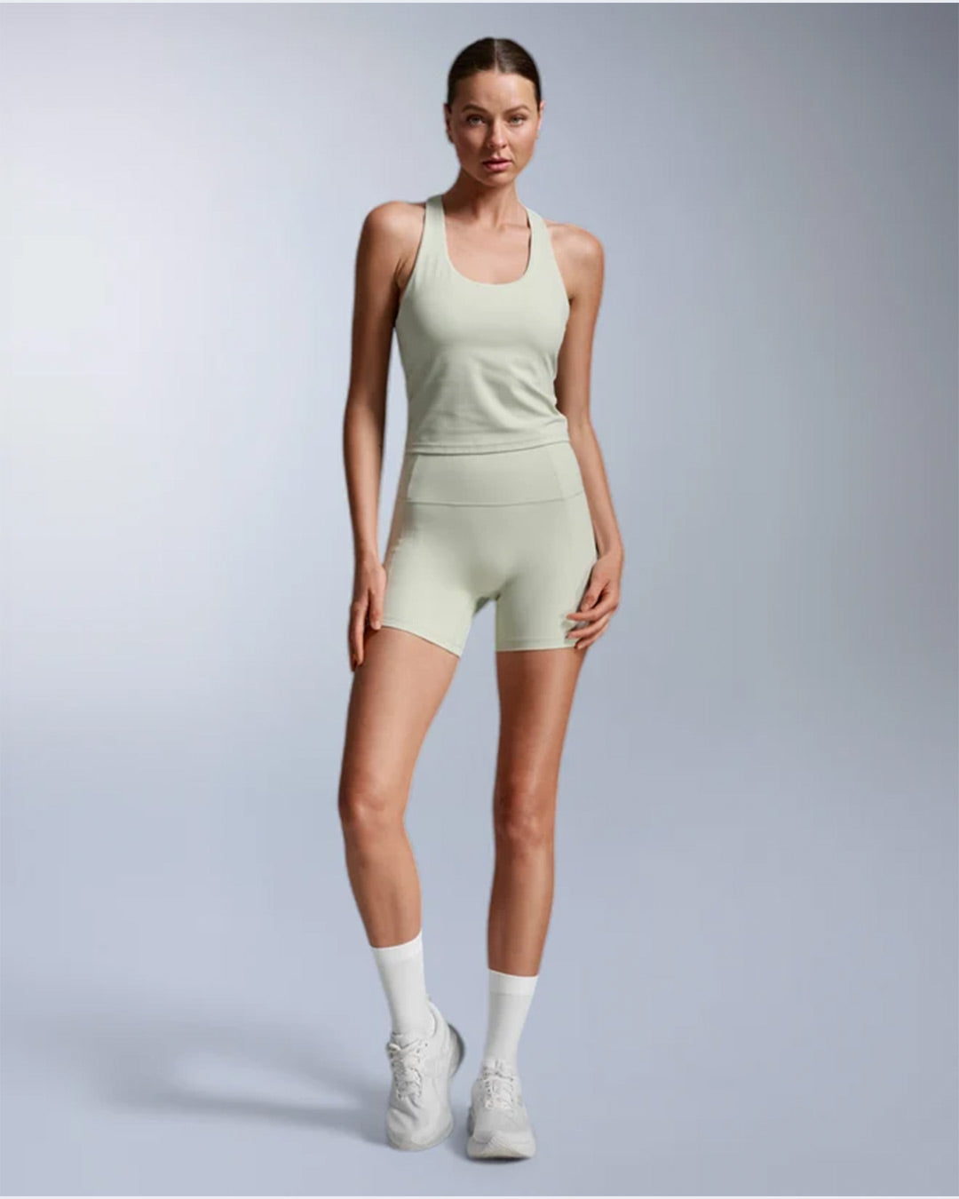 2XU Women's Fluid Racerback Tank - Seafoam/Seafoam