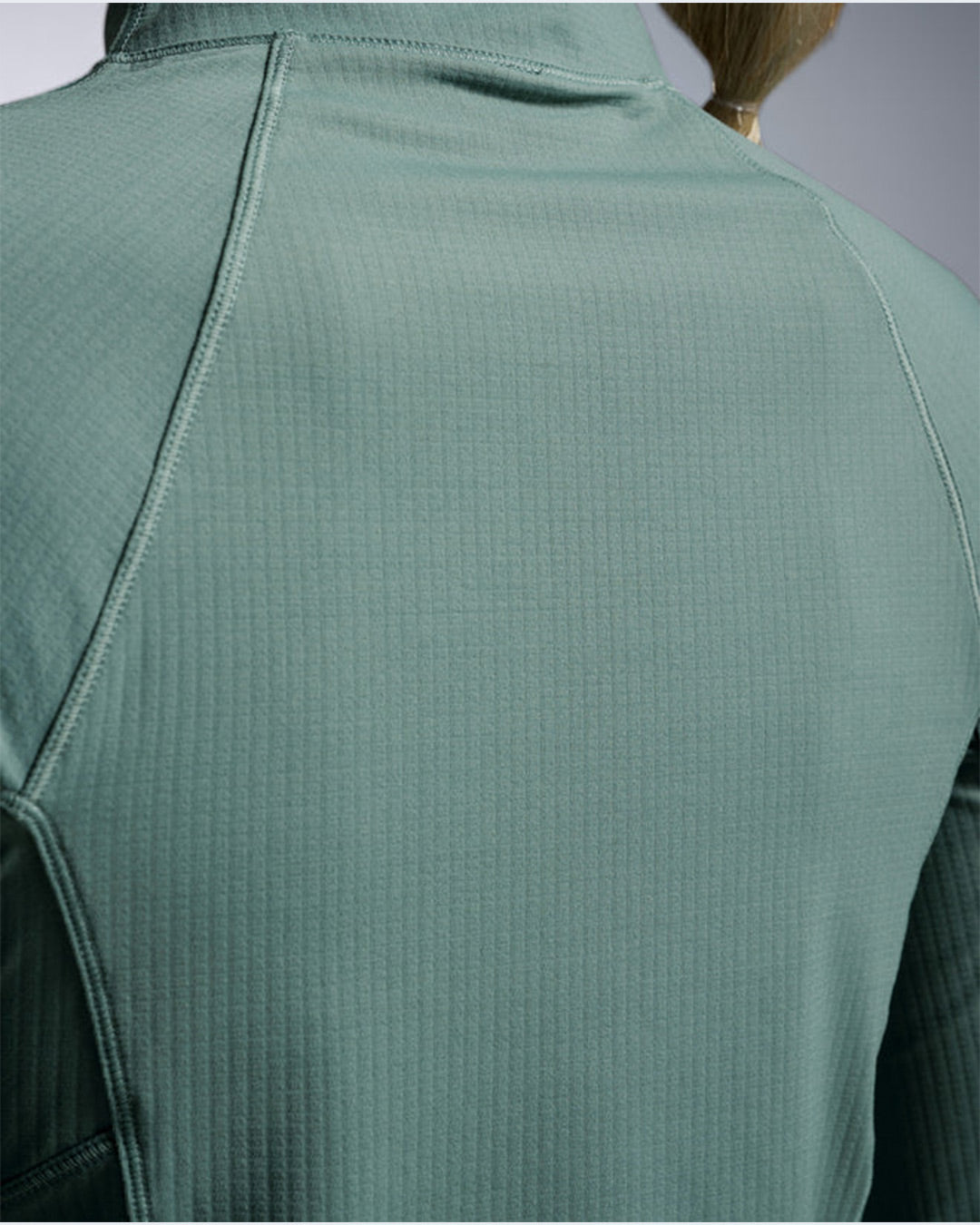 2XU Women's Aero Waffle 1/2 Zip - Olive Leaf/Olive Leaf Reflect
